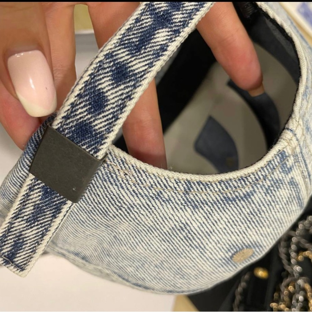 Light denim BALENCIAGA baseball hat